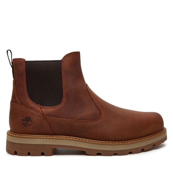 Sztyblety Timberland. Brązowe sztyblety męskie Timberland, bez zapięcia. Za 619.99 zł.