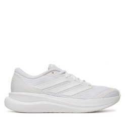 Buty do biegania adidas. Białe obuwie do biegania damskie Adidas. Za 259.99 zł.