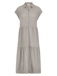 Sublevel Sukienka w kolorze beżowym rozmiar: S. Brązowe sukienki damskie Sublevel, na co dzień, s, bez wzorów, bez kołnierzyka, bez ramiączek, maxi, proste. Za 69.99 zł.