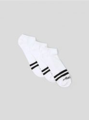 Skarpetki frotte 3 pack - biały. Białe skarpetki męskie Sinsay, bez wzorów. Za 12.99 zł.