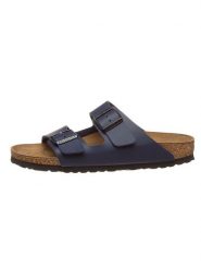 Birkenstock Klapki "Arizona" w kolorze granatowym rozmiar: 36. Niebieskie klapki damskie Birkenstock, bez wzorów, bez obcasa. Za 294.97 zł.