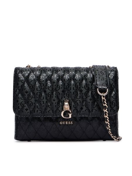 Guess Torebka Tamara HWGG23 23210 Czarny. Czarne torebki klasyczne damskie Guess, z aplikacjami, ze skóry, bez dodatków. Za 584.99 zł.