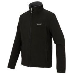 Softshell turystyczny męski Cera V. Czarne kurtki softshell damskie Regatta, l, bez wzorów, z softshellu, bez kaptura. Za 149.99 zł.