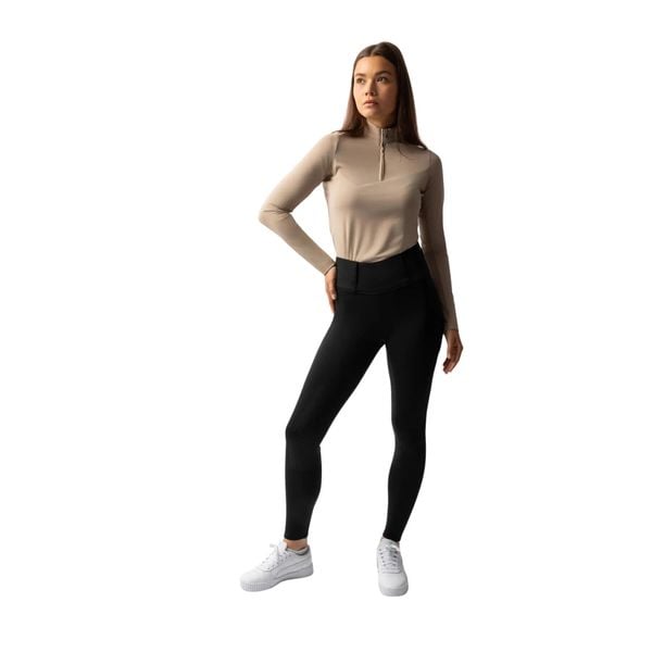 Damskie legginsy jeździeckie z pełną przyczepnością Horze Anya. Czerwone legginsy damskie HORZE, bez wzorów, z elastanu. Za 248.00 zł.