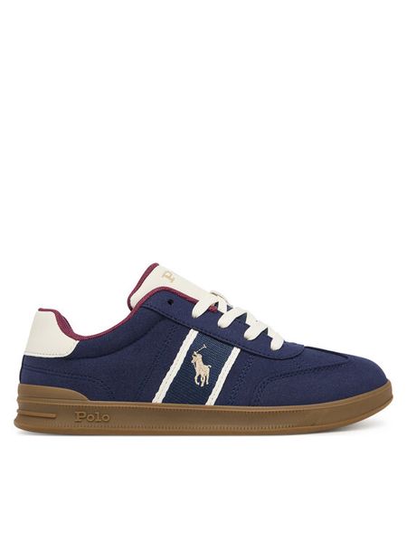 Polo Ralph Lauren Sneakersy Heritage Court III T-Toe RL03353411 Granatowy. Niebieskie buty sportowe chłopięce Polo Ralph Lauren, z materiału, bez zapięcia. Za 269.99 zł.
