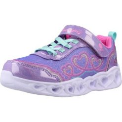 Buty SKECHERS 303736LCS HEART LIGHTS Fioletowy. Fioletowe obuwie trekkingowe damskie Skechers. Za 210.99 zł.