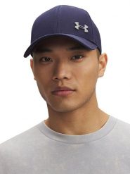 Under Armour Czapka "Sportwear Metal" w kolorze granatowym rozmiar: onesize. Niebieskie czapki męskie Under Armour, bez wzorów, z materiału, sportowe. Za 69.99 zł.