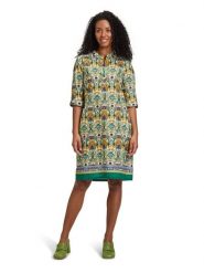 Vera Mont Sukienka w kolorze zielonym rozmiar: 40. Zielone sukienki damskie Vera Mont, na co dzień, bez wzorów, z bawełny, bez kołnierzyka, bez ramiączek, midi, proste. Za 173.99 zł.