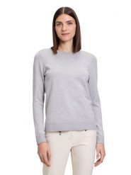 Betty Barclay Sweter w kolorze szarym rozmiar: 44. Szare swetry klasyczne damskie Betty Barclay, ze splotem, bez kołnierzyka. Za 65.23 zł.