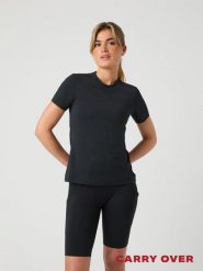 Bjorn_borg BORG PERFORMANCE PERFOROWANY T-SHIRT – BLACK BEAUTY. Czarne t-shirty damskie Björn Borg, xs, bez wzorów, bez kołnierzyka. Za 291.00 zł.