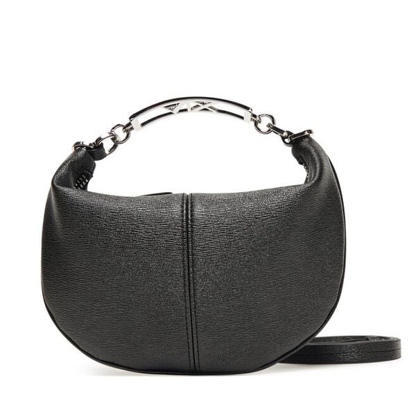 Torebka Armani Exchange. Czarne torebki klasyczne damskie Armani Exchange, bez wzorów, bez dodatków. Za 279.99 zł.