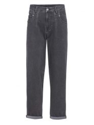 Herrlicher Dżinsy "Brooke" - Regular fit - w kolorze antracytowym rozmiar: W30. Czarne jeansy damskie Herrlicher, z podwyższonym stanem. Za 219.08 zł.