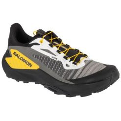 Buty do biegania Salomon Genesis L47762800 szaro-czarne. Czarne obuwie do biegania damskie . Za 715.17 zł.