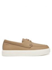 Calvin Klein Mokasyny Hybrid Lace Up Boat Lth HM0HM01812 Brązowy. Brązowe mokasyny męskie CALVIN KLEIN, ze skóry. Za 699.99 zł.
