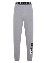 DKNY Spodnie dresowe w kolorze szarym rozmiar: M. Szare spodnie dresowe męskie DKNY, bez wzorów, z dresówki. Za 104.64 zł.