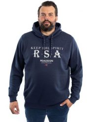 Roadsign Bluza w kolorze granatowym rozmiar: 5XL. Niebieskie bluzy z kapturem męskie Roadsign, xl, z bawełny. Za 82.99 zł.