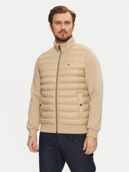Tommy Hilfiger Kurtka przejściowa MW0MW37461 Beżowy Regular Fit. Brązowe kurtki męskie Tommy Hilfiger, m, bez wzorów, z syntetyku, bez kaptura. Za 629.99 zł.