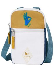 FABELAB Torebka w kolorze żółto-niebiesko-białym - 12 x 20 cm rozmiar: onesize. Białe torebki dziecięce FABELAB. Za 52.99 zł.