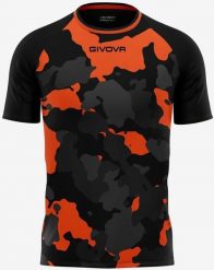 T-shirt męski Givova Army czarno-pomarańczowy. Brązowe t-shirty męskie Givova, m, bez wzorów, z materiału, bez kołnierzyka. Za 75.66 zł.