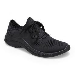 Buty damskie Crocs LiteRide 360 Pacer. Czarne buty sportowe na co dzień damskie Crocs, bez wzorów. Za 203.99 zł.