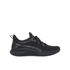 Buty damskie SKECHERS Bobs Geo New Aesthetics. Czarne buty sportowe na co dzień damskie Skechers, bez wzorów. Za 229.99 zł.
