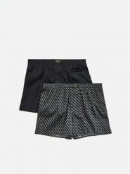 2 pack bokserek Loose - czarny. Czarne bokserki męskie Reserved, bez wzorów, z bawełny. Za 79.99 zł.