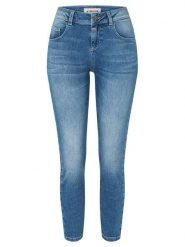 Timezone Dżinsy "Florence" - Skinny fit - w kolorze niebieskim rozmiar: W32/L30. Niebieskie jeansy damskie Timezone. Za 140.53 zł.