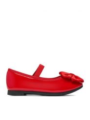 DeeZee Baleriny CEO-CM220831-31DZ(III) Czerwony. Czerwone baleriny dziewczęce DeeZee, bez wzorów, ze skóry. Za 59.99 zł.