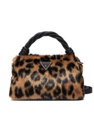 Guess Torebka Shaida HWLO81 43110 Brązowy. Brązowe torebki klasyczne damskie Guess, z aplikacjami, z materiału, bez dodatków. Za 509.99 zł.