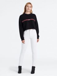 Levi´s Dżinsy - Skinny fit - w kolorze białym rozmiar: W26/L30. Białe jeansy damskie z podwyższonym stanem. Za 180.06 zł.