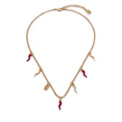 Naszyjnik Dolce&Gabbana. Żółte naszyjniki damskie Dolce&Gabbana, złote. Za 2,409.00 zł.