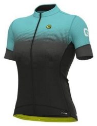 Koszulka rowerowa damska Alé Gradient. Niebieskie bluzki sportowe damskie ALÉ CYCLING, l, z elastanu, bez kołnierzyka, bez ramiączek. Za 375.00 zł.