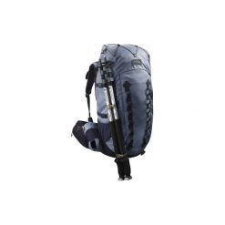 Plecak trekkingowy TREK 900 50+10 l damski. Niebieskie plecaki damskie FORCLAZ, bez wzorów, z elastanu. Za 499.99 zł.