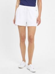 Polo Ralph Lauren szorty dresowe Kobiety biały, L. Białe szorty damskie Polo Ralph Lauren, bez wzorów, z bawełny. Za 429.95 zł.