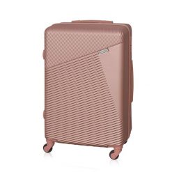 Walizka kabinowa JUPITER BETLEWSKI różowe złoto BWA-053 S. Czerwone walizki Betlewski, bez wzorów, z materiału. Za 199.99 zł.