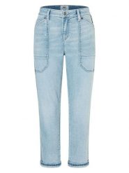 MAC Dżinsy "Iowa" - Relaxed fit - w kolorze błękitnym rozmiar: 42. Niebieskie jeansy damskie MAC, z podwyższonym stanem. Za 313.24 zł.