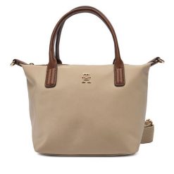 Torebka Tommy Hilfiger. Brązowe torebki klasyczne damskie Tommy Hilfiger, bez wzorów, bez dodatków. Za 309.99 zł.