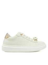 Calvin Klein Jeans Sneakersy Low Cut Lace-Up Sneaker V4A9-83047-0214 M Biały. Białe buty sportowe dziewczęce Calvin Klein Jeans, z jeansu. Za 359.99 zł.