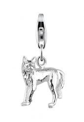 Elli Damski wilk natrua zwierzę w srebrze 925 Sterling Silver Naszyjniki 1 ct. Szare naszyjniki damskie Elli, srebrne. Za 178.99 zł.
