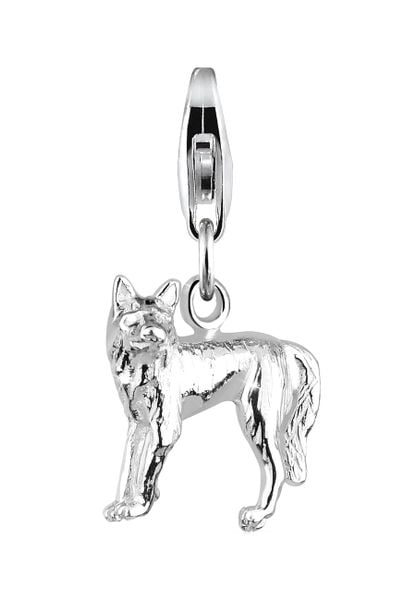 Elli Damski wilk natrua zwierzę w srebrze 925 Sterling Silver Naszyjniki 1 ct. Szare naszyjniki damskie Elli, srebrne. Za 178.99 zł.