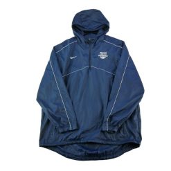 Kurtka męska Nike Michigan Basketball wiatrówka. Niebieskie kurtki treningowe męskie Nike, l, bez wzorów, na fitness i siłownię. Za 114.98 zł.