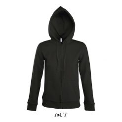 Bluza z kapturem dla kobiet Sol's Seven. Czarne bluzy z kapturem damskie SOL'S, l, z bawełny. Za 220.00 zł.