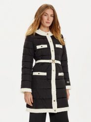 Marciano Guess Płaszcz zimowy Cecilia 4BGL47 7127A Czarny Regular Fit. Czarne płaszcze damskie Marciano Guess, na zimę, z aplikacjami, z syntetyku. Za 1,119.00 zł.