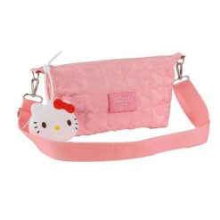 Torba na ramię Cerda Hello Kitty. Czerwone torebki klasyczne damskie CERDA, bez wzorów, z materiału, duże, bez dodatków. Za 198.50 zł.