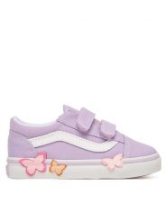 Vans Tenisówki Old Skool V Butterfly VN000EFHFSF1 Fioletowy. Fioletowe buty sportowe dziewczęce Vans, bez wzorów, z materiału, bez zapięcia. Za 239.99 zł.