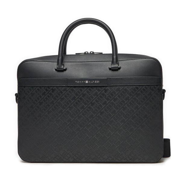 Torba na laptopa Tommy Hilfiger. Czarne torby na laptopa damskie Tommy Hilfiger, bez wzorów. Za 459.99 zł.