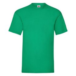 T-shirt Fruit Of The Loom Valueweight Adult Green Kelly. Białe t-shirty damskie Fruit of the Loom, bez wzorów, z bawełny, bez kołnierzyka. Za 150.99 zł.