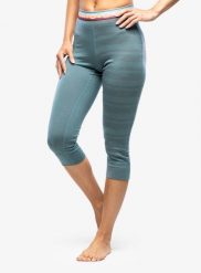 Legginsy termiczne damskie Ortovox 185 Rock N Wool Short Pants. Zielone bielizna termoaktywna damska ORTOVOX, m, bez wzorów, z bawełny. Za 335.49 zł.