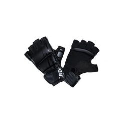 Rękawiczki do cardio-boxingu CRD 500 czarne. Czarne rękawiczki damskie OUTSHOCK, bez wzorów, z materiału. Za 99.99 zł.