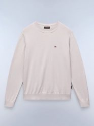 NAPAPIJRY Sweter "Decatur 5" w kolorze beżowym rozmiar: XXL. Brązowe swetry męskie NAPAPIJRY, xxl, bez wzorów, z bawełny, bez kołnierzyka. Za 131.74 zł.